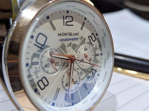 montblanc watches history